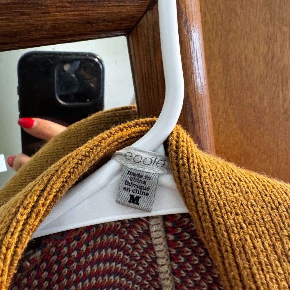 Ecote Mustard Yellow Sweater